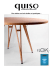 Des tables en bois belles et pratiques
