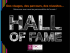 Consulter le Hall of Fame 2012