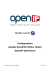 Configuration Alcatel OmniPCX Office (OXO) OpenIP OpenVoice
