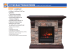 Foyer électrique pierre / Sone electric fireplace