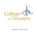 Code de vie 2015-2016 - Collège de Champigny