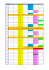 Blank 2015 Monthly Calendar - starts with Monday