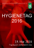Programm Hygienetag 2016 - Institut für Krankenhaushygiene und
