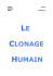 LE CLONAGE HUMAIn