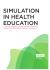 simulation in HEaltH EDuCation