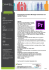 Programme Formation Montage Audiovisuel sur Adobe Premiere