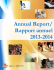 Annual Report/ Rapport annuel 2013-2014