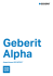 Geberit Alpha