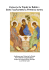 L`icône de la Trinité de Rublev : Dans l`eucharistie la Trinité se donne