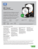 WD Green Desktop Series Spec Sheet