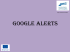 Google alerts - AMSED E