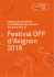 Festival OFF d`Avignon 2016