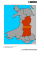 Carte de Powys - Llandrindod Wells, Pays de Galles