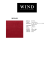 Référence SOLAR 0 Couleur Rouge/Bordeaux Dimensions H ± 290