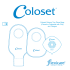 Coloset Ostomy Two Piece Bags (Closed or Drainable with Clip