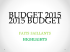 Présentation du Budget 2015 - Bolton
