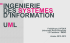 INGENIERIE DES SYSTEMES D`INFORMATION UML