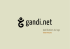 Spécifications du logo Gandi – Page 1 Version 2.0