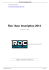 Roc `Azur Inscription 2014