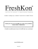 FreshKon® (This will be in logo format for actual print