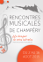 téléchargez le programme 2015 - Rencontres musicales de Champéry