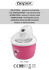 ice cream maker - use instructions • máquina para hacer helados