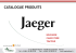 Catalogue boucherie - charcuterie Jaeger