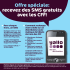 Offre spéciale: recevez des SMS gratuits avec les CFF!