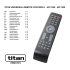 titan universal remote controls ur 1250 - ur 1300