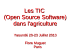 Les TIC (Open Source Software) dans l`agriculture