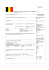 Demande de visa long séjour pour la Belgique - Info