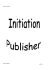 Initiation à Publisher - Cyber