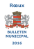 Bulletin municipal 2016 - Site officiel de la commune de ROEUX