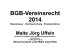 BGB-Vereinsrecht 2014