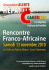 Rencontre Franco-Africaine