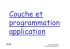 Couche application- Programmation application 1