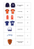 Pull à capuche bleu marine 20€ T-‐shirt orange 8€ Débardeur orange