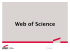 Web of Science - Bibliothèques