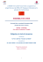 Programme prévisionnel