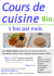 Cours de cuisine - Initiative Bio Bretagne