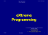 Quelques slides sur l`eXtreme Programming