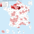 Carte des dérogations sur les normes de qualité de l`eau en France