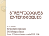 streptocoques / enterocoques