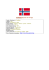 NORVEGE (Royaume de Norvège) Nombre d`habitants : 4,5 millions