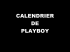 calendrier de playboy