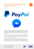 Messenger supporte désormais les paiements via Paypal