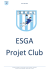 Le projet club - ESGA Handball