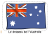 Le drapeau de l `Australie