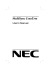 E500/E700 Users Manual - NEC Display Solutions Europe