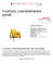 fauteuil contemporain jaune